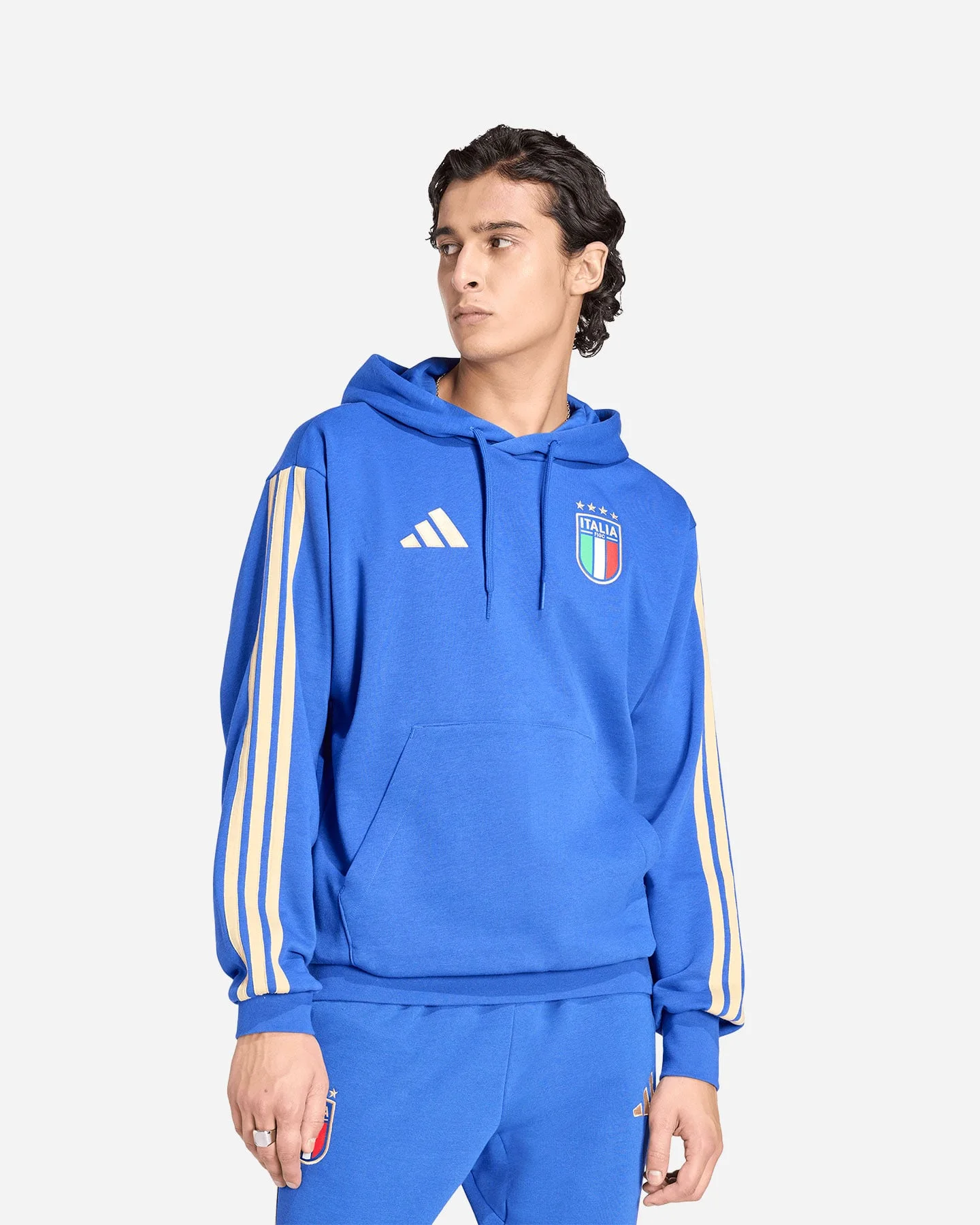 Felpa Adidas Italia Figc Dna - vista 2