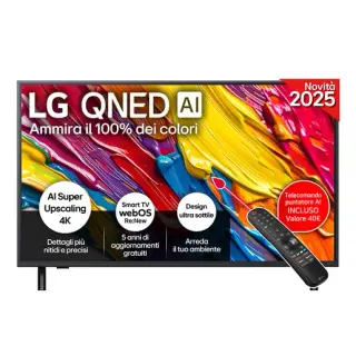 LG QNED AI 43QNED82A6B TV 4K con Game Optimizer