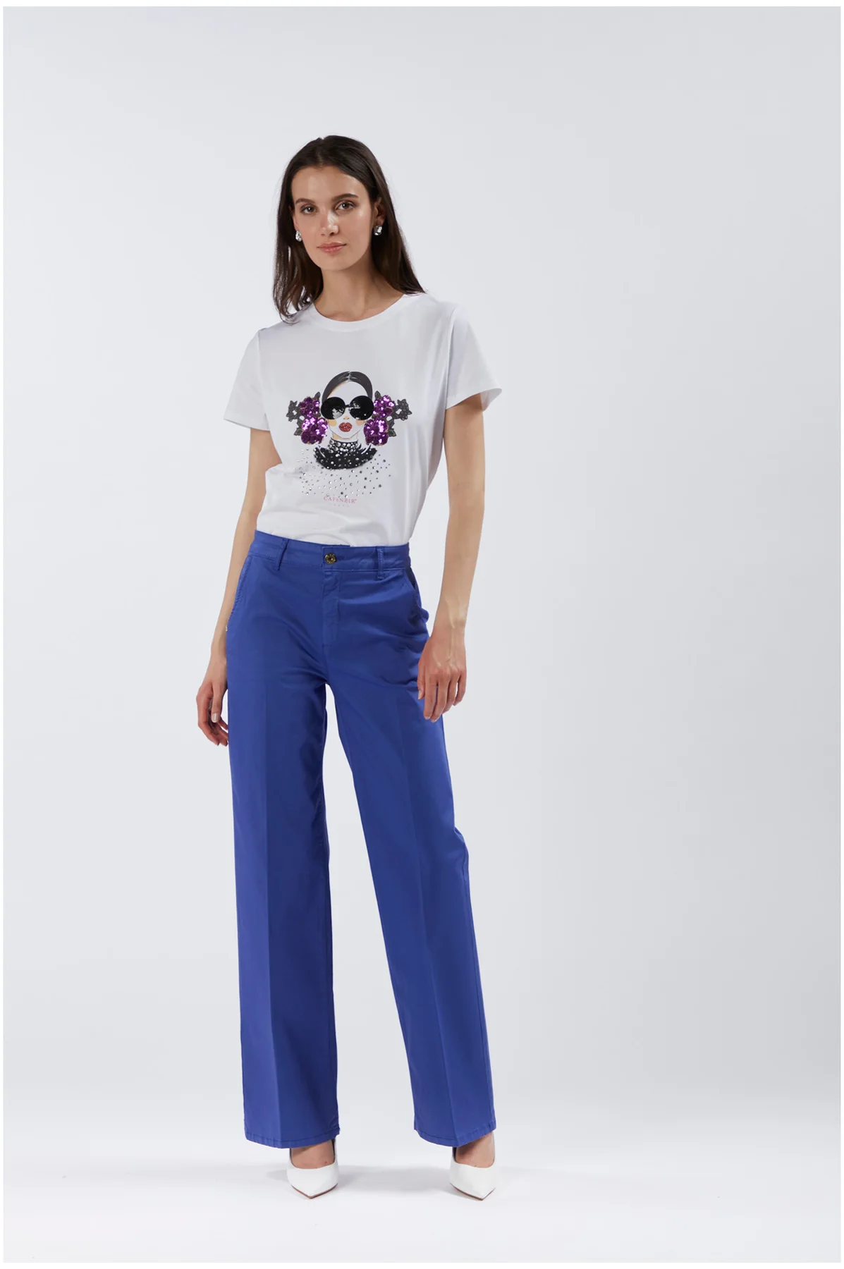 Pantaloni Wide Leg CafèNoir