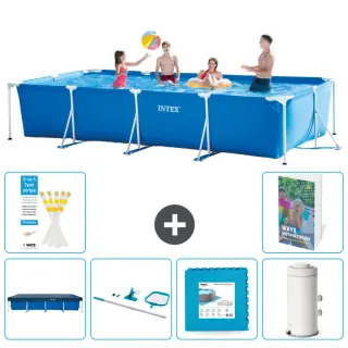 Intex Piscina Con Struttura Rettangolare