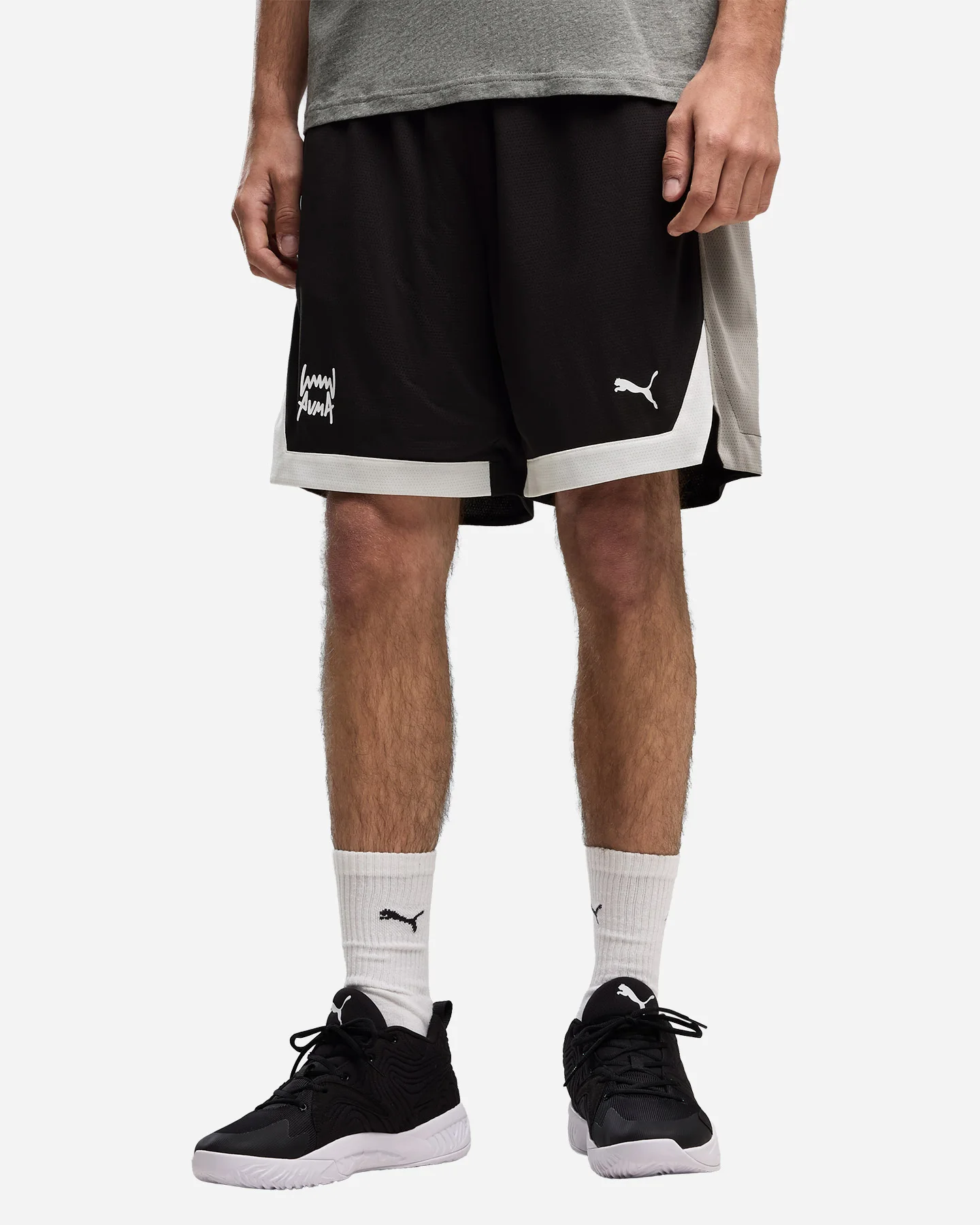 Pantaloncini Basket Puma Fundamentals - Uomo - vista 3