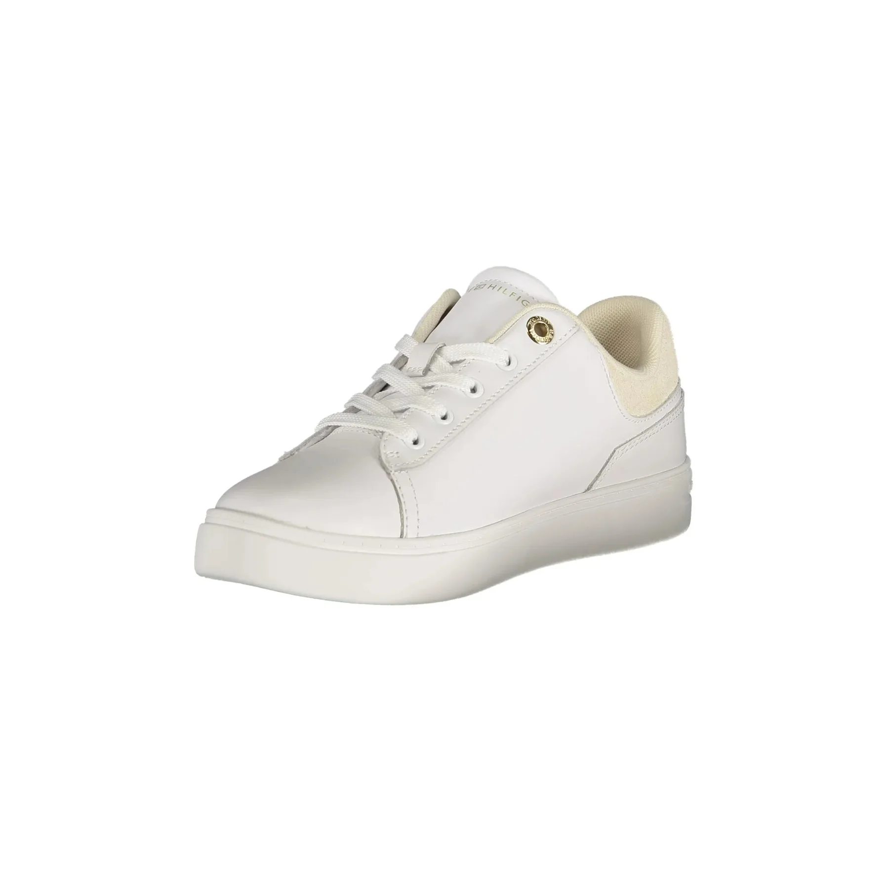 Sneakers Donna Bianche con Stampa Logo - vista 2