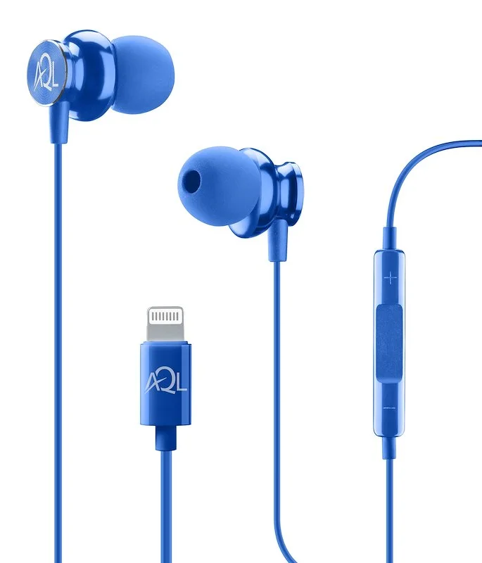 Auricolare Stereo In-Ear MFI Blu