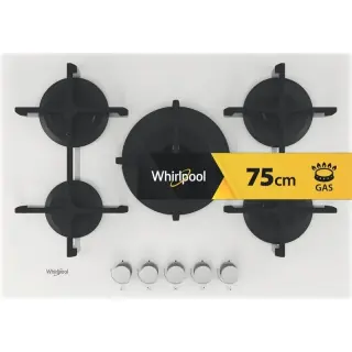 Piano cottura a gas Whirlpool GOA 7523/WH