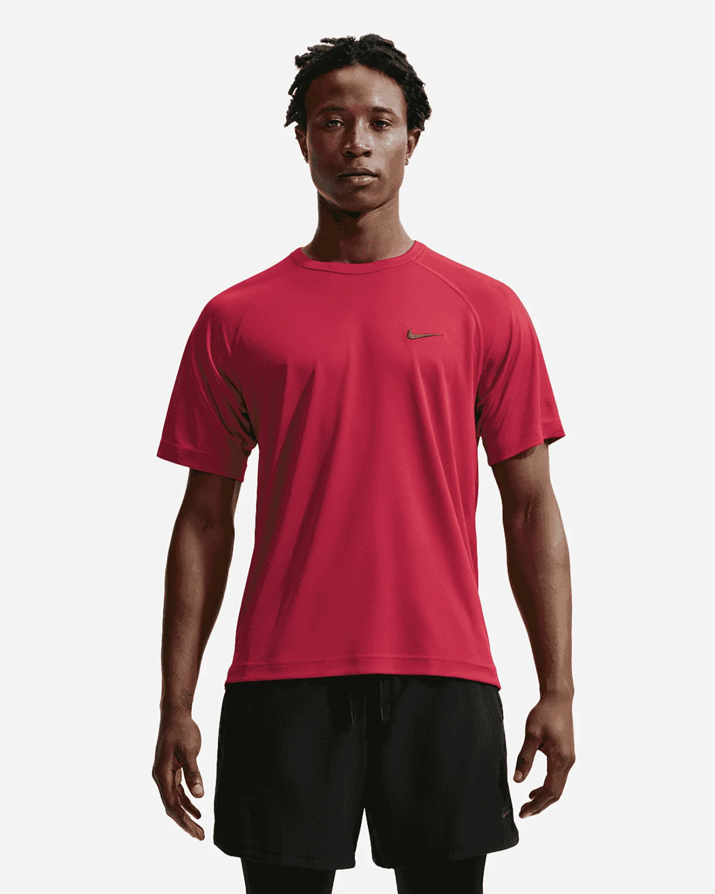 Nike Dri Fit Hyverse Small Logo - T - shirt Training - Uomo