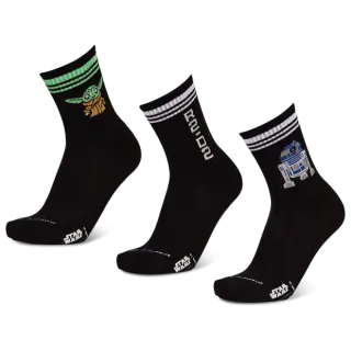 Happy Socks Crew 3 Pack Unisex - Calze
