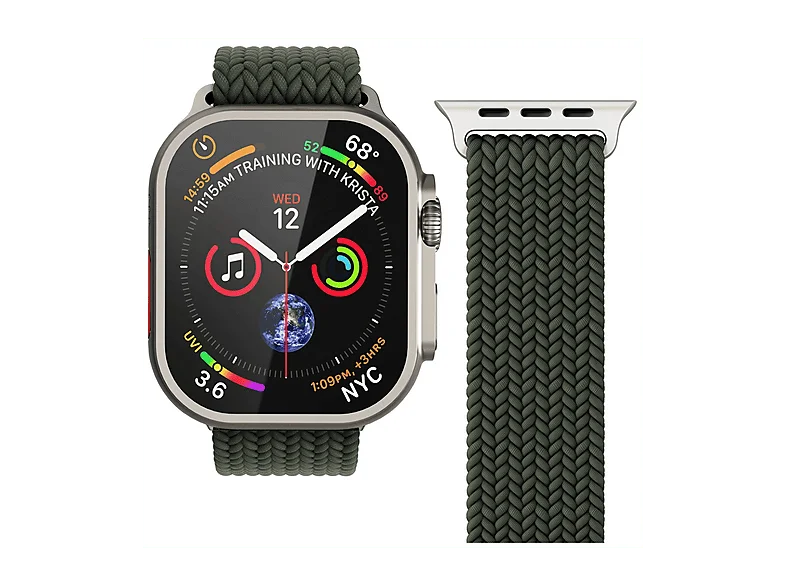 Cinturino Smartwatch Vonmahlen Woven Loop Verde