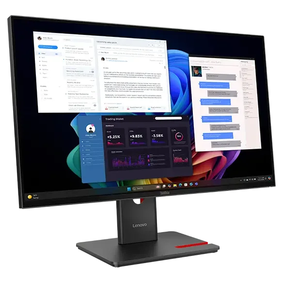 Lenovo Monitor ThinkVision T27UD-40 - vista 2