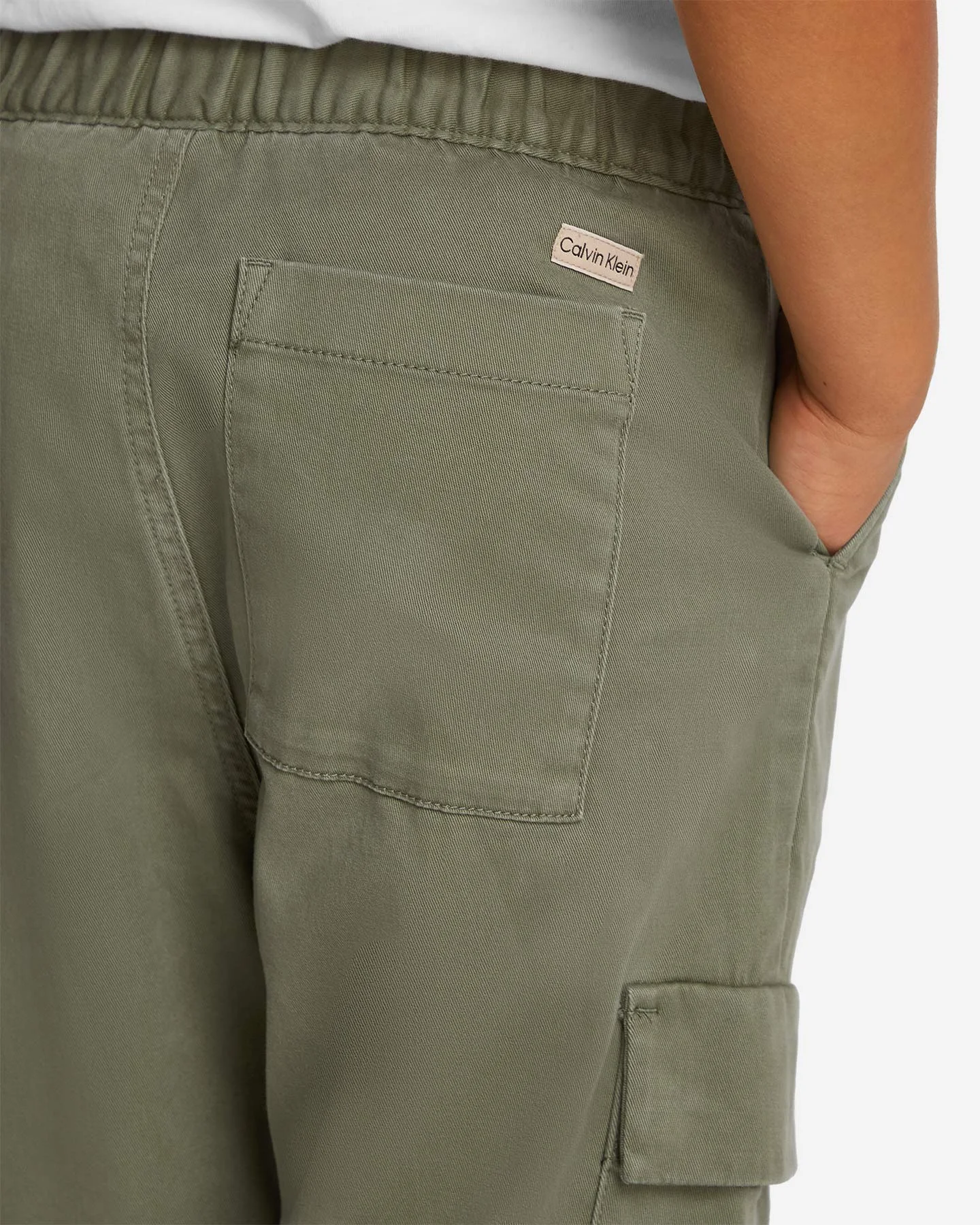 Calvin Klein Jeans Twill Skater Jr - Pantalone - vista 5