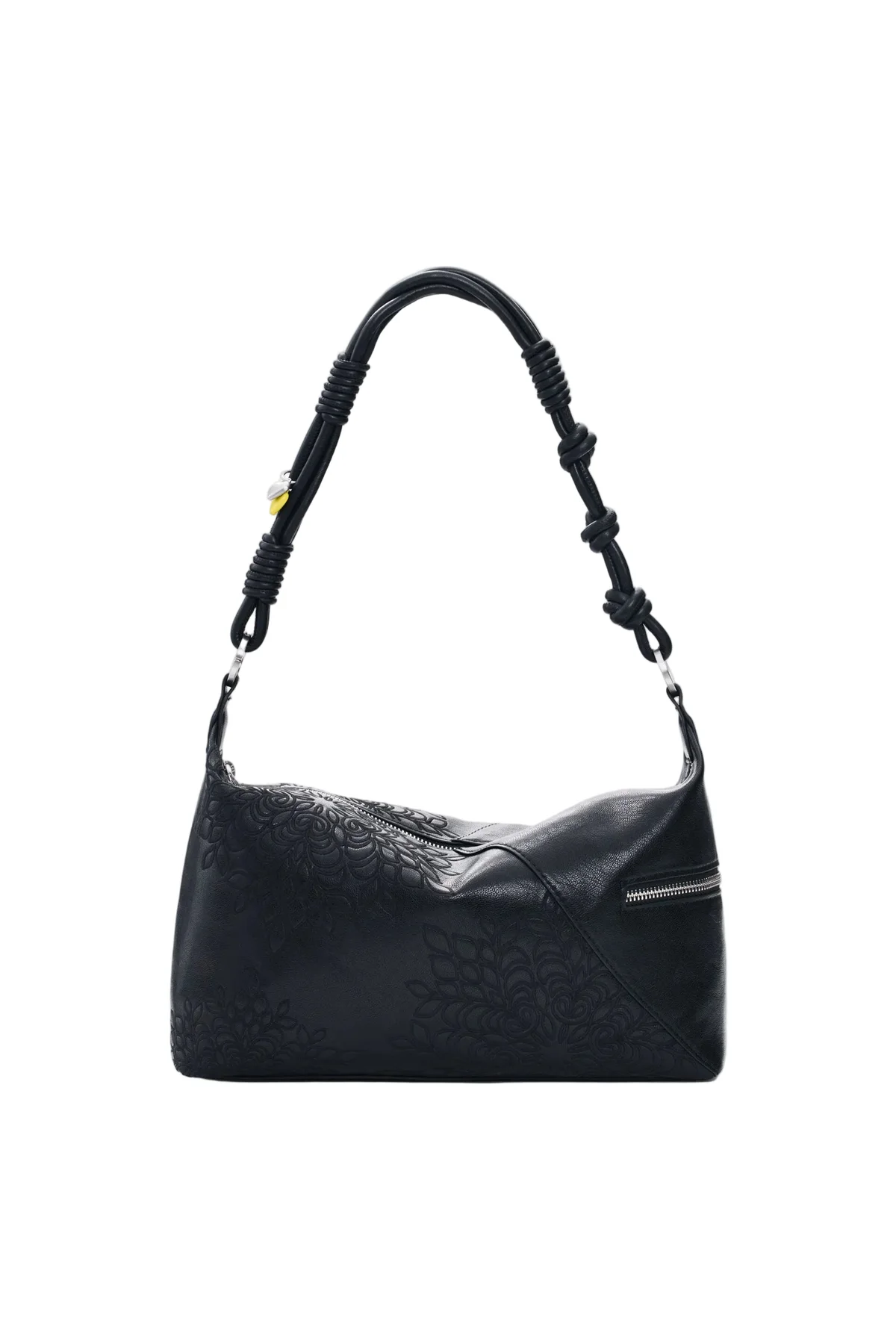 Desigual Borsa a Tracolla Donna Nera Logo