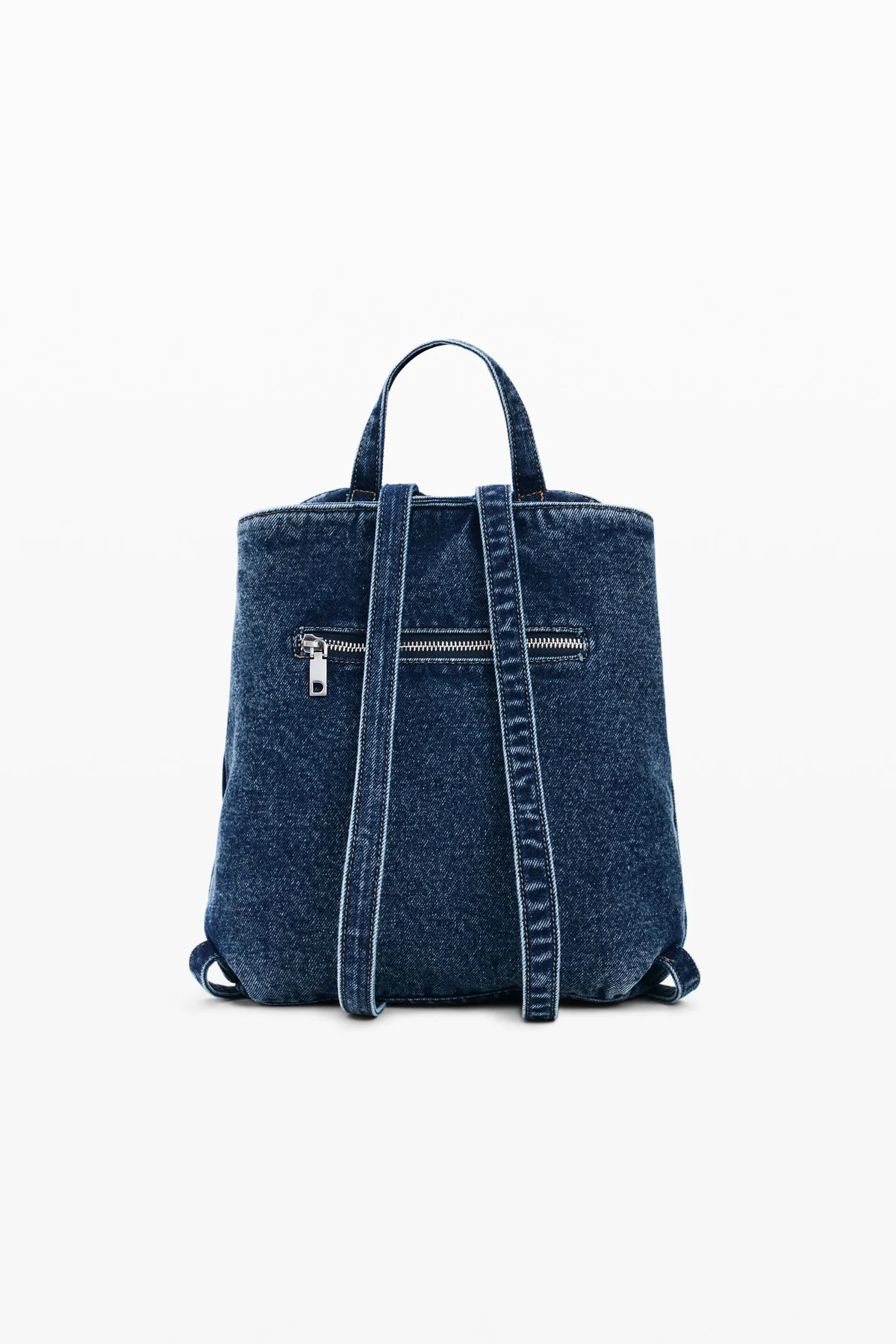Desigual Zaino Donna Blu Logo - vista 3