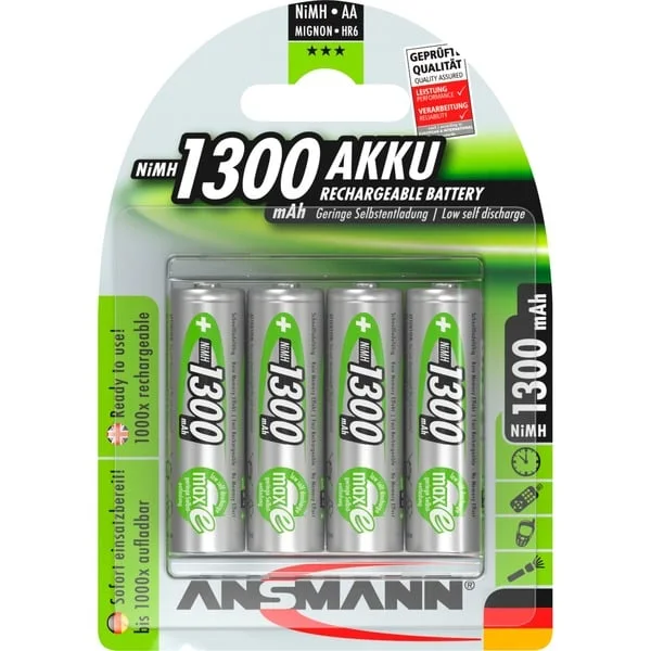 Batteria Ricaricabile Stilo AA Nichel-Metallo Idruro