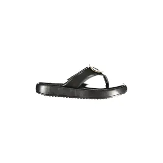 Sandali Infradito Laura Biagiotti Donna Nero con Logo