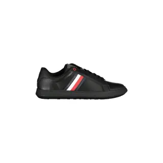 TOMMY HILFIGER Sneakers Uomo Nere con Dettagli a Contrasto