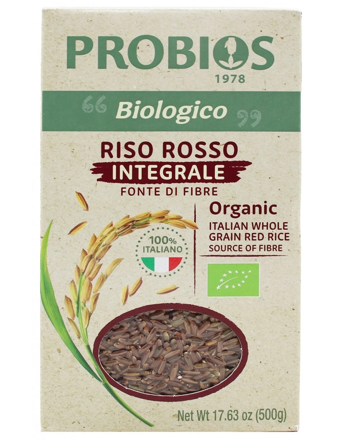Riso Rosso Integrale Italiano Probios
