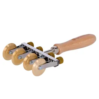 Tagliapasta regolabile con 4 lame lisce in ottone