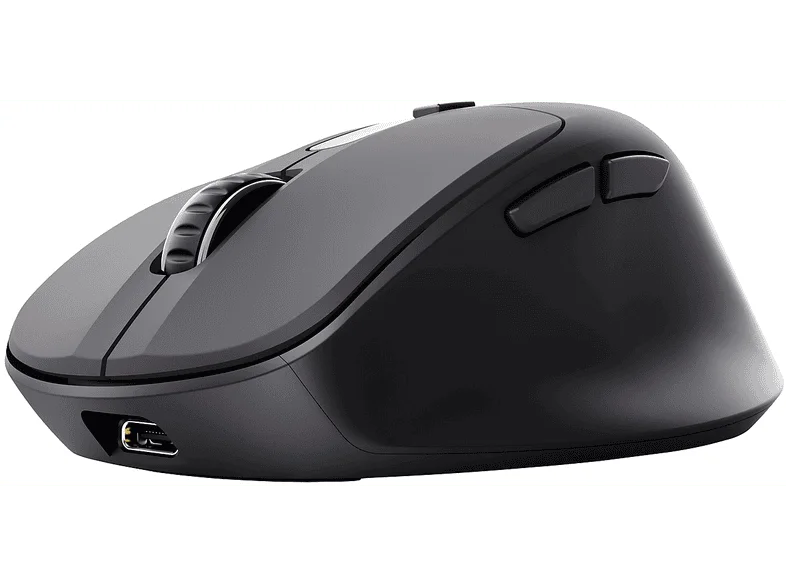 Mouse Trust Zevo Fast Recharge Multi Wireless Black - vista 2