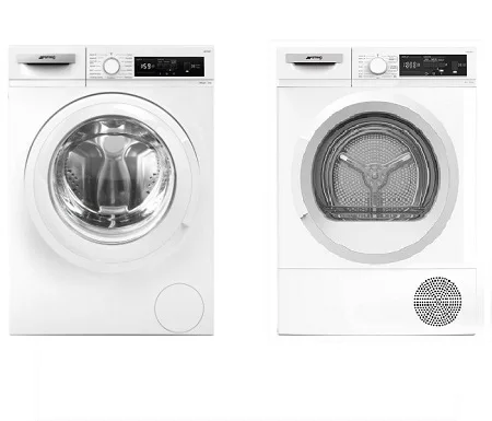 SMEG Asciugatrice AST82EU e Lavatrice LB1T80IT