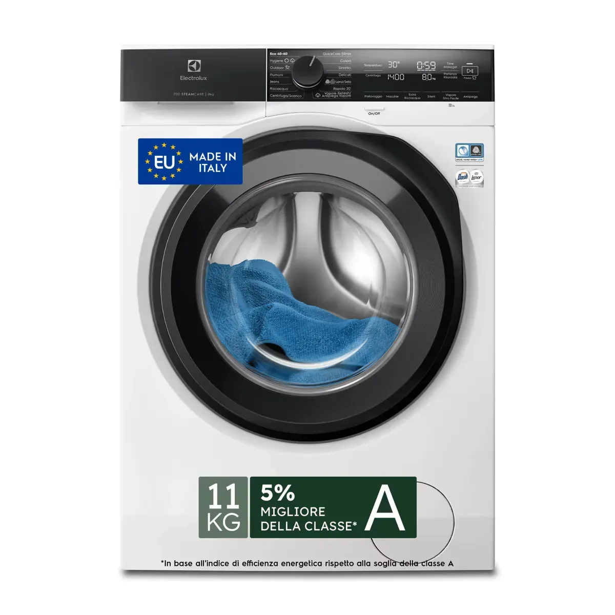 Electrolux Lavatrice serie 700 SteamCare 11 kg 1400 giri - vista 2