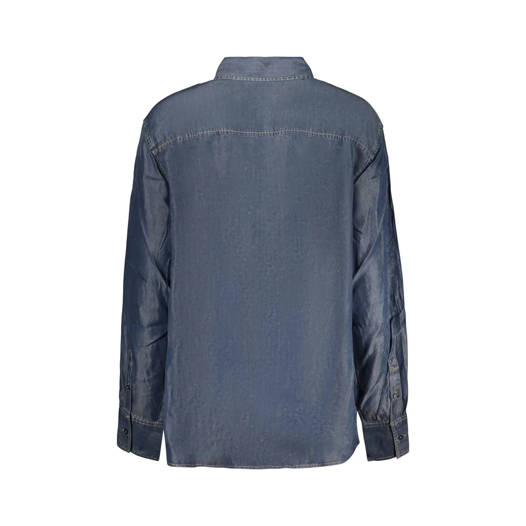 Desigual Camicia Maniche Lunghe Donna Ricamo Logo - vista 2