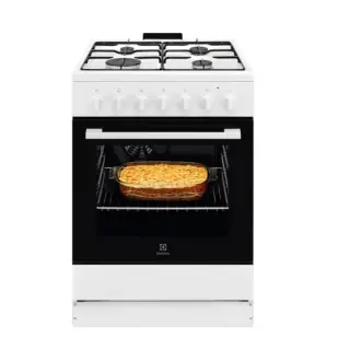 Electrolux Cucina a libera installazione mista piano a gas + forno elettrico LKK620010W