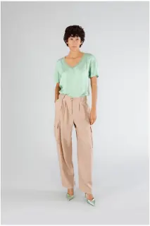 Pantaloni tipo cargo CafèNoir