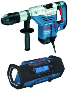 Bosch Martello Perforatore GBH 5-40 DCE con Radio GPB 18V-2 C