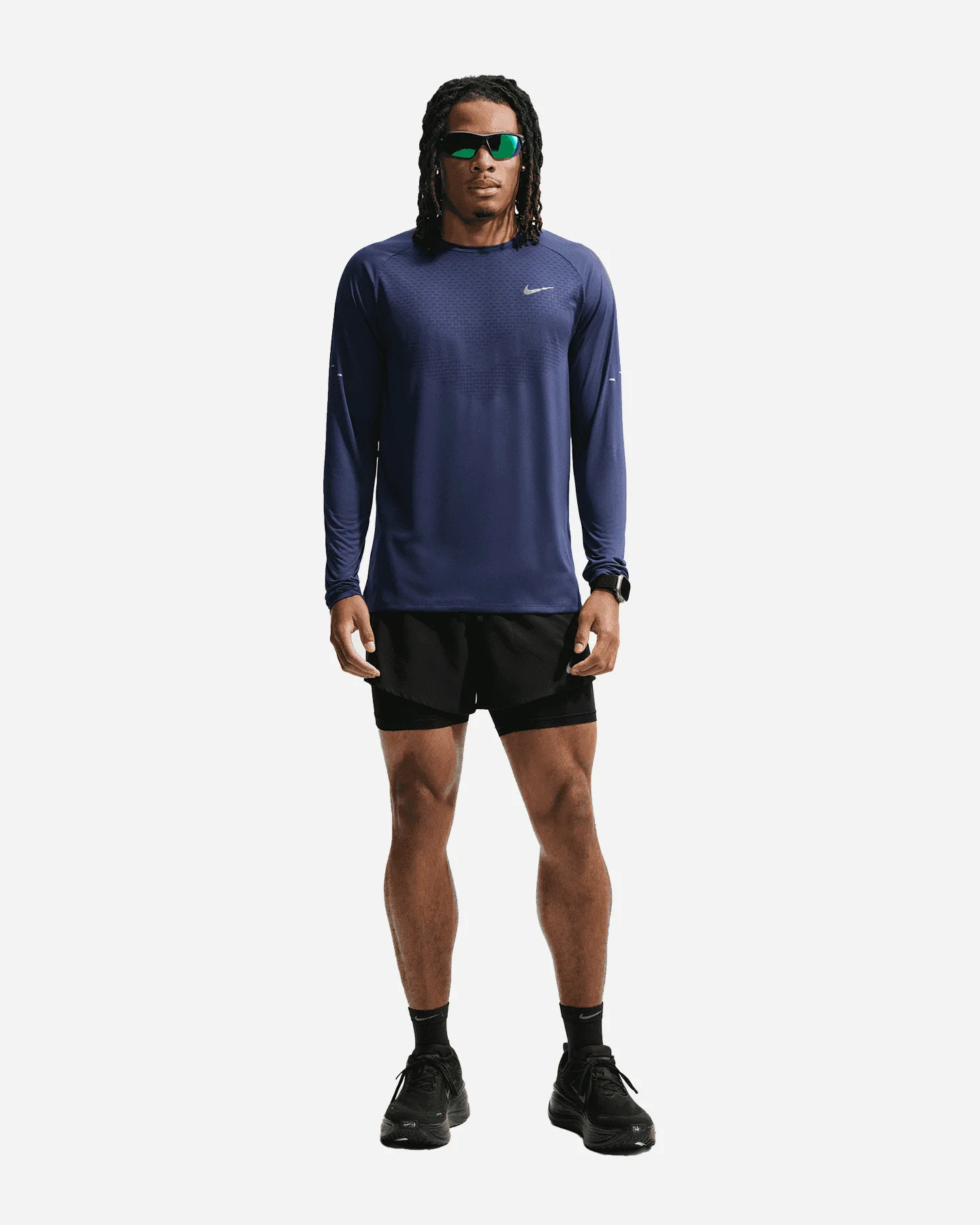 Nike Stride Ls - Maglia Running - Uomo - vista 2