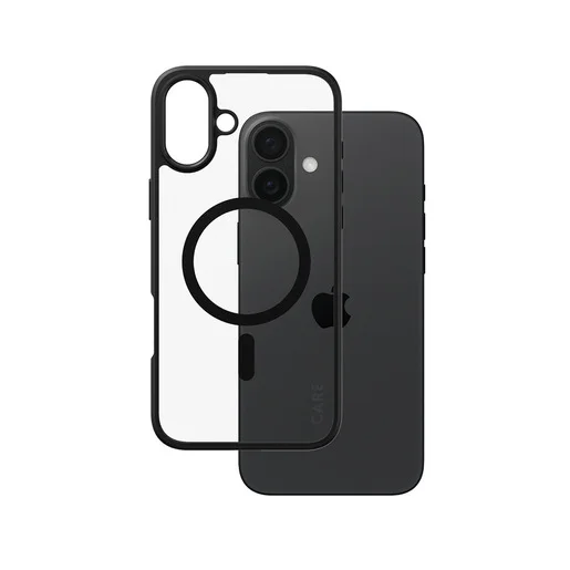 PanzerGlass CARE by ® Flagship Cover Trasparente Urban Combat con Bordo & MagSafe iPhone 16 Plus