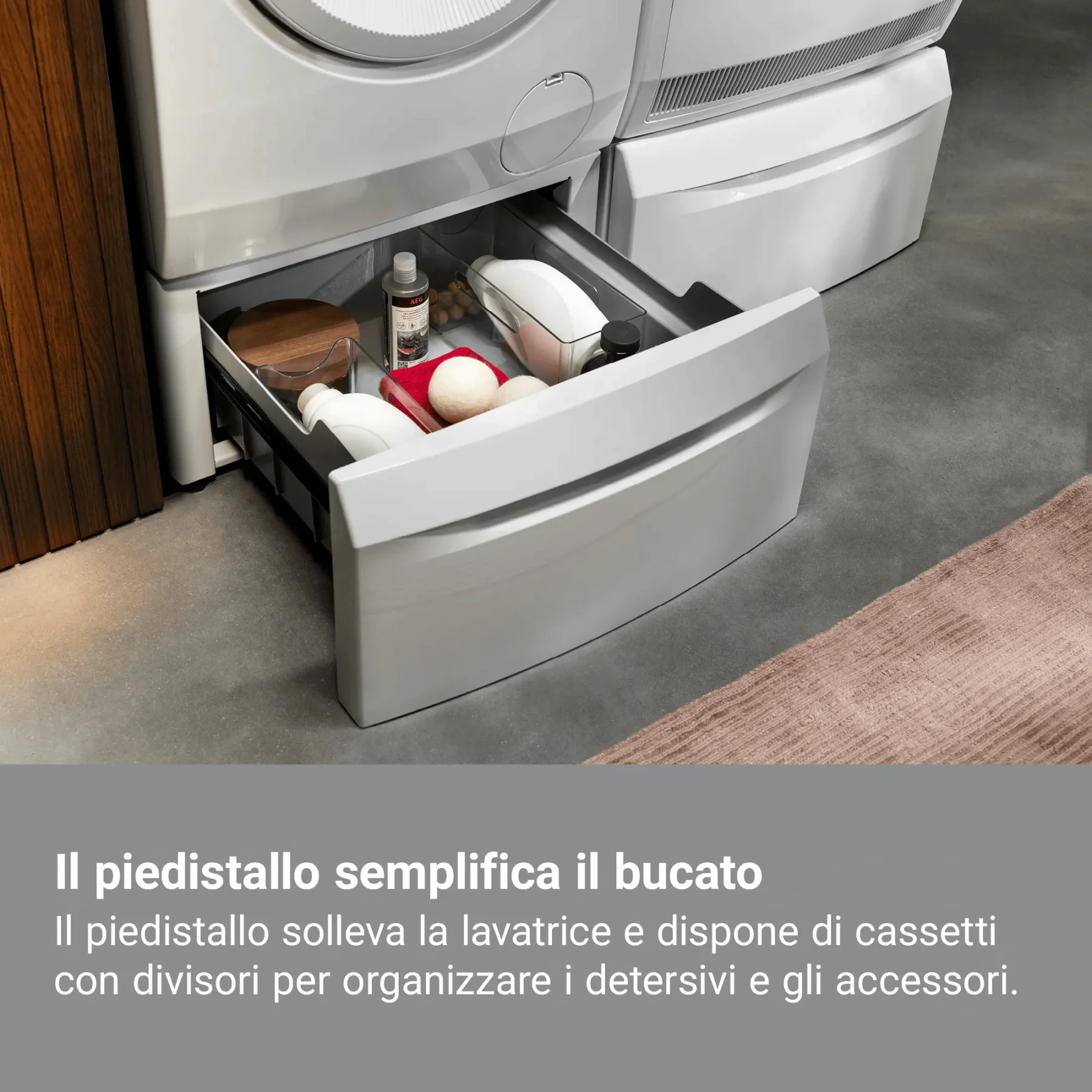 Electrolux Piedistallo con cassetto per lavatrice M1WYHPE3 - vista 2
