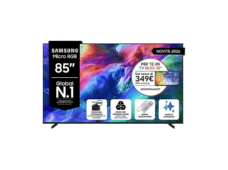 Samsung Micro RGB AI TV 55" MRE55R85HAUXZT