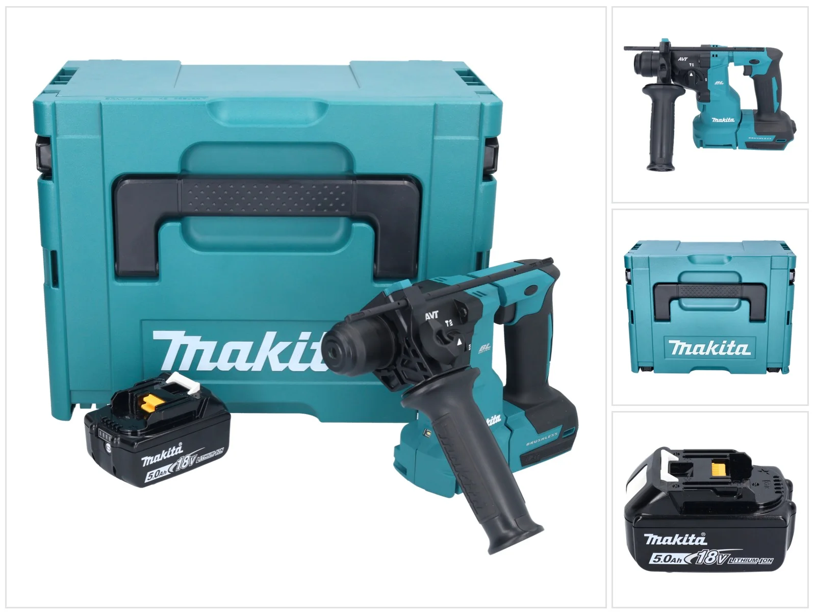 Makita DHR 183 T1J Trapano a Percussione a Batteria
