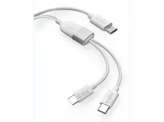 Cavo USB SBS 2in1 USB-C in Tessuto