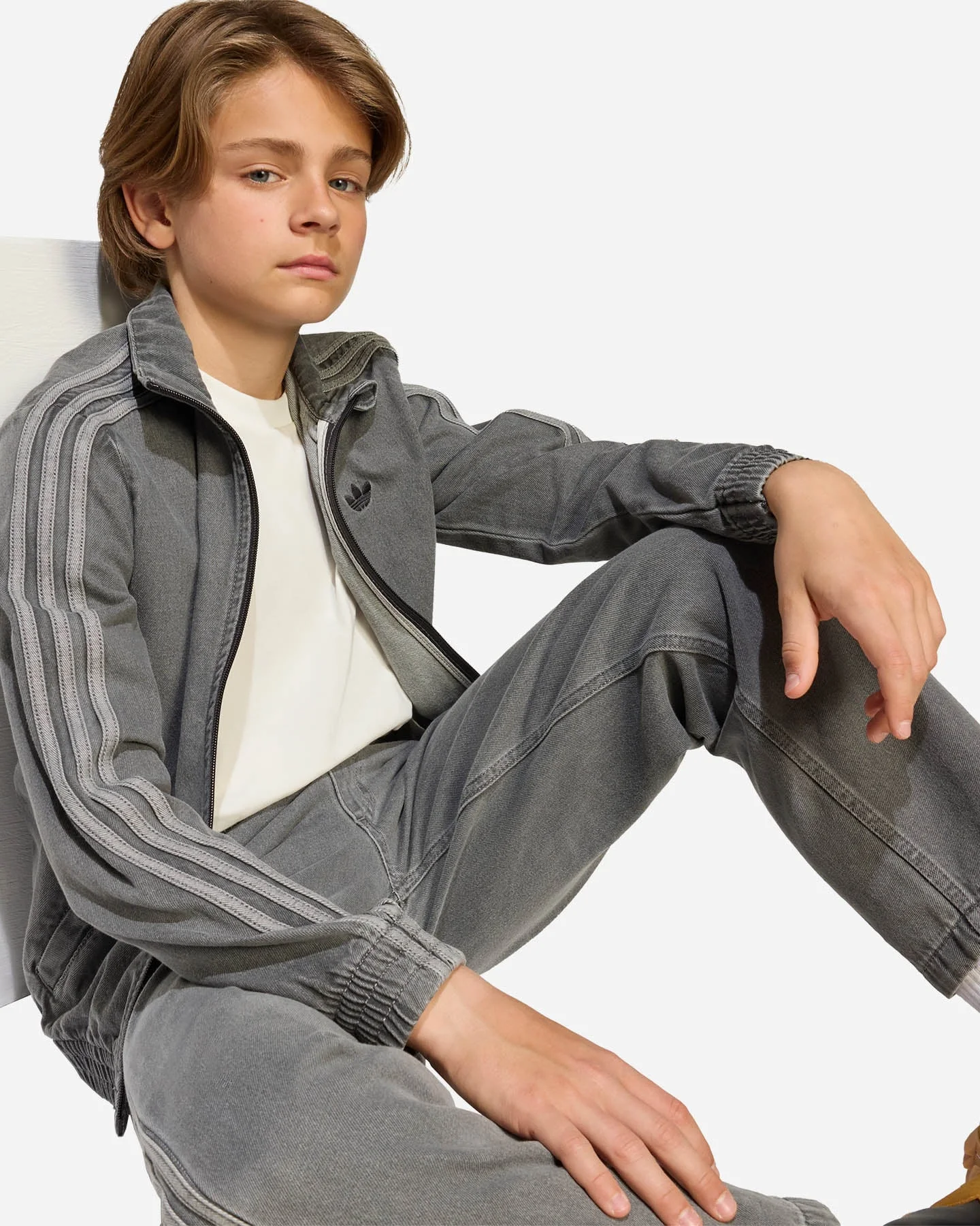 Adidas O Girl Jr Giubbotto Denim Bambina - vista 5