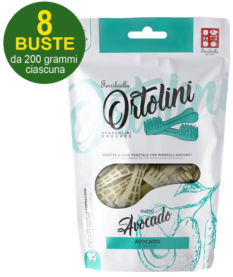 Snack Barrette per Cani Ortolotti Gusto Avocado