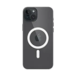 Custodia MagSafe trasparente per iPhone 15 Plus