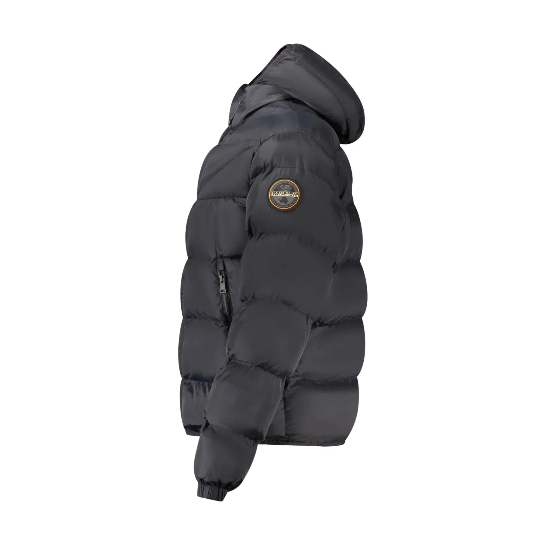 Giubbotto Maniche Lunghe Uomo Nero Zip - vista 2