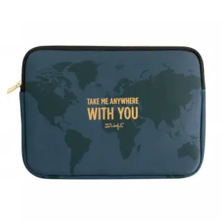Custodia per mappa del mondo Mr Wonderful per laptop da 11".