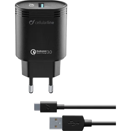 Cellularline USB Charger Kit 18W - USB-C