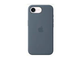 Custodia MagSafe in silicone per iPhone 17e - Blu salmastro