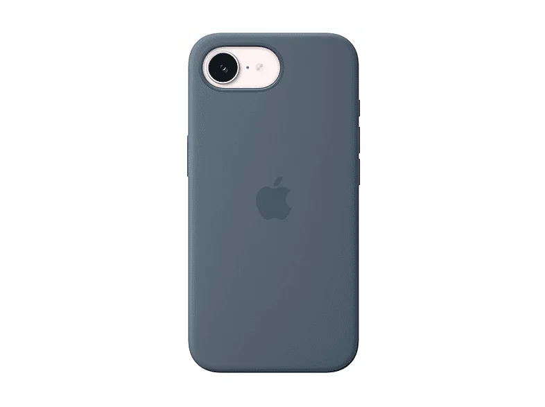 Custodia MagSafe in silicone per iPhone 17e - Blu salmastro