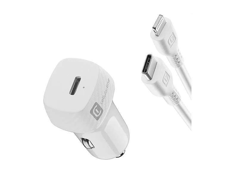 Caricabatterie da auto 20W Cellularline - vista 2