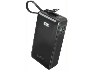 POWER BANK SBS 20W Display e cavo USB-C 10000mAh Blu