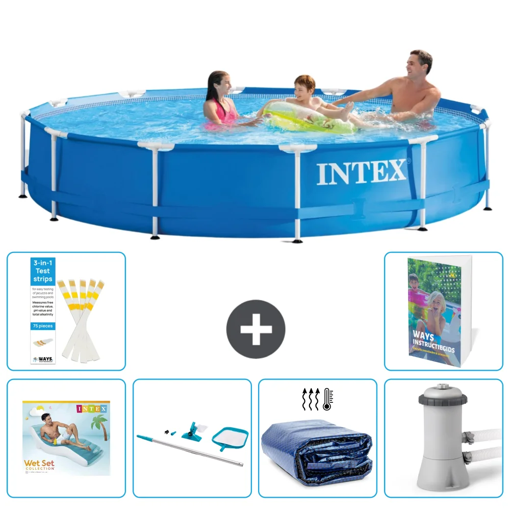 Intex Piscina Con Struttura Rotonda
