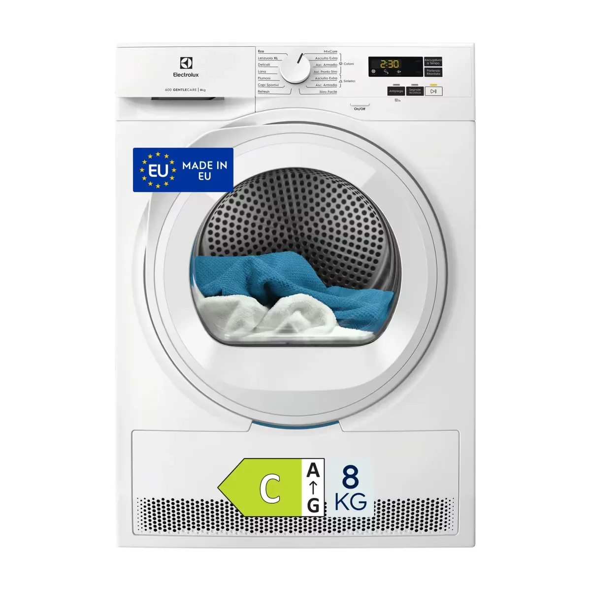 Electrolux Asciugatrice 600 GentleCare 8 kg EW6H18DW - vista 3
