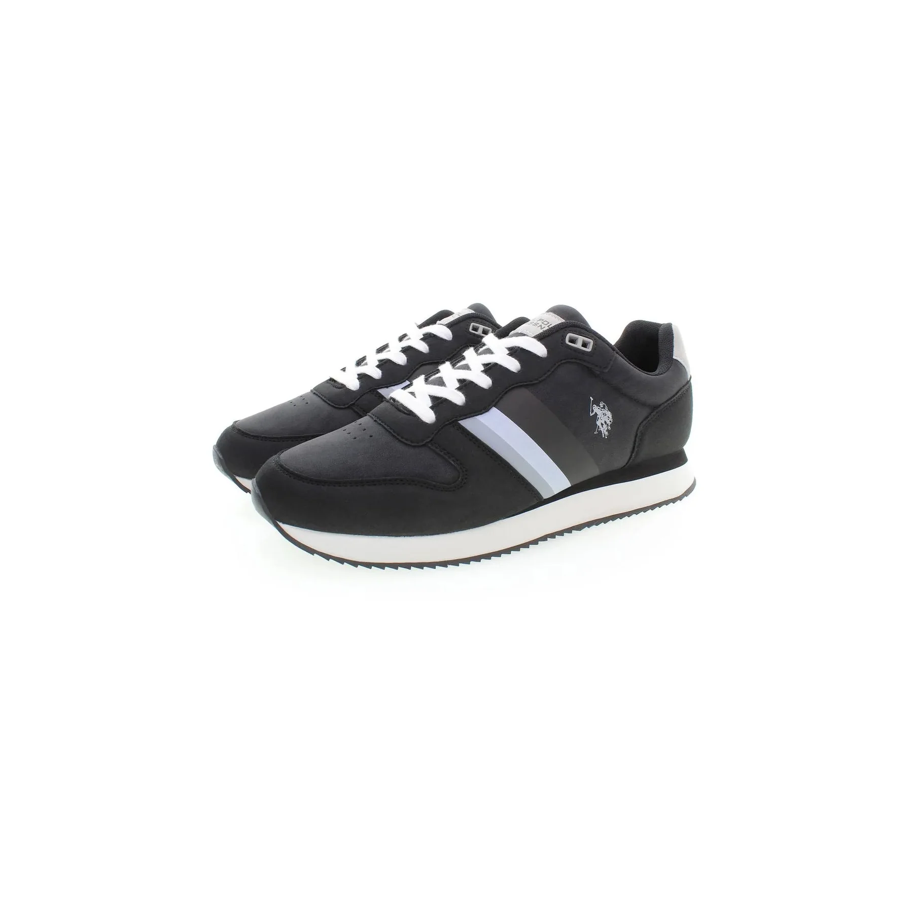 U.S. Polo Assn. Sneakers Uomo Nere Logo - vista 3