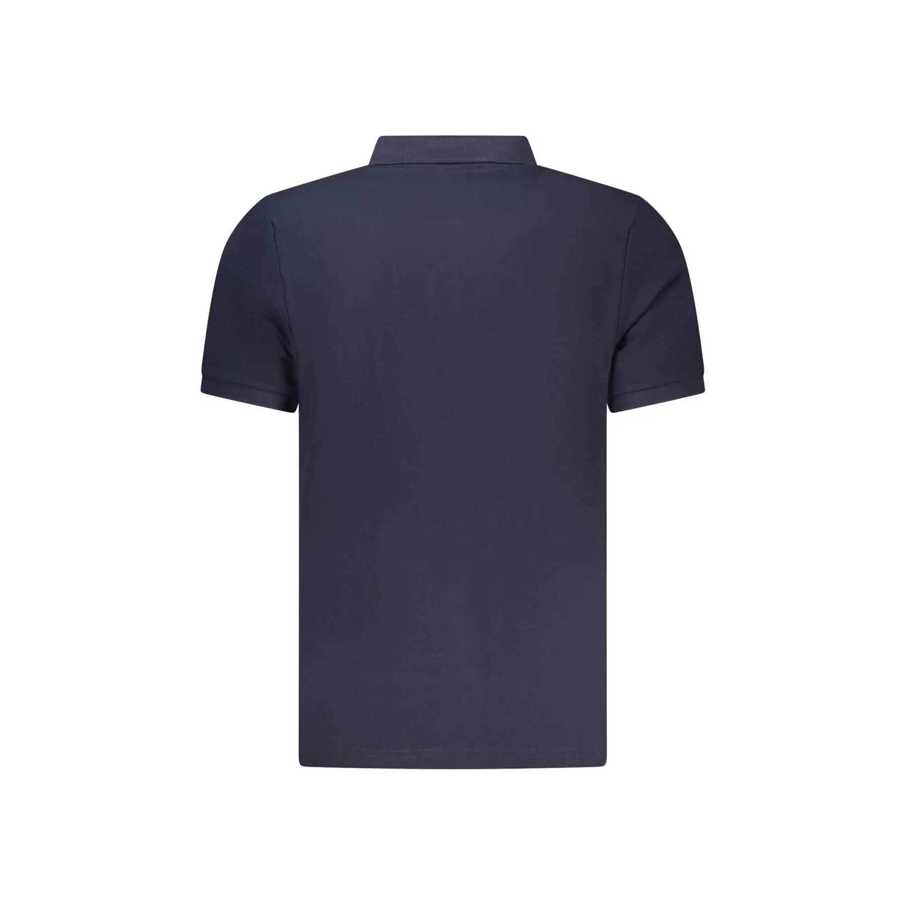 Polo Maniche Corte Uomo Blu con Logo
