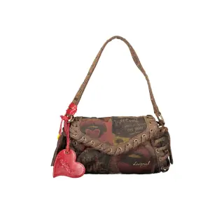 Desigual Borsa a Spalla Donna Stampa Logo