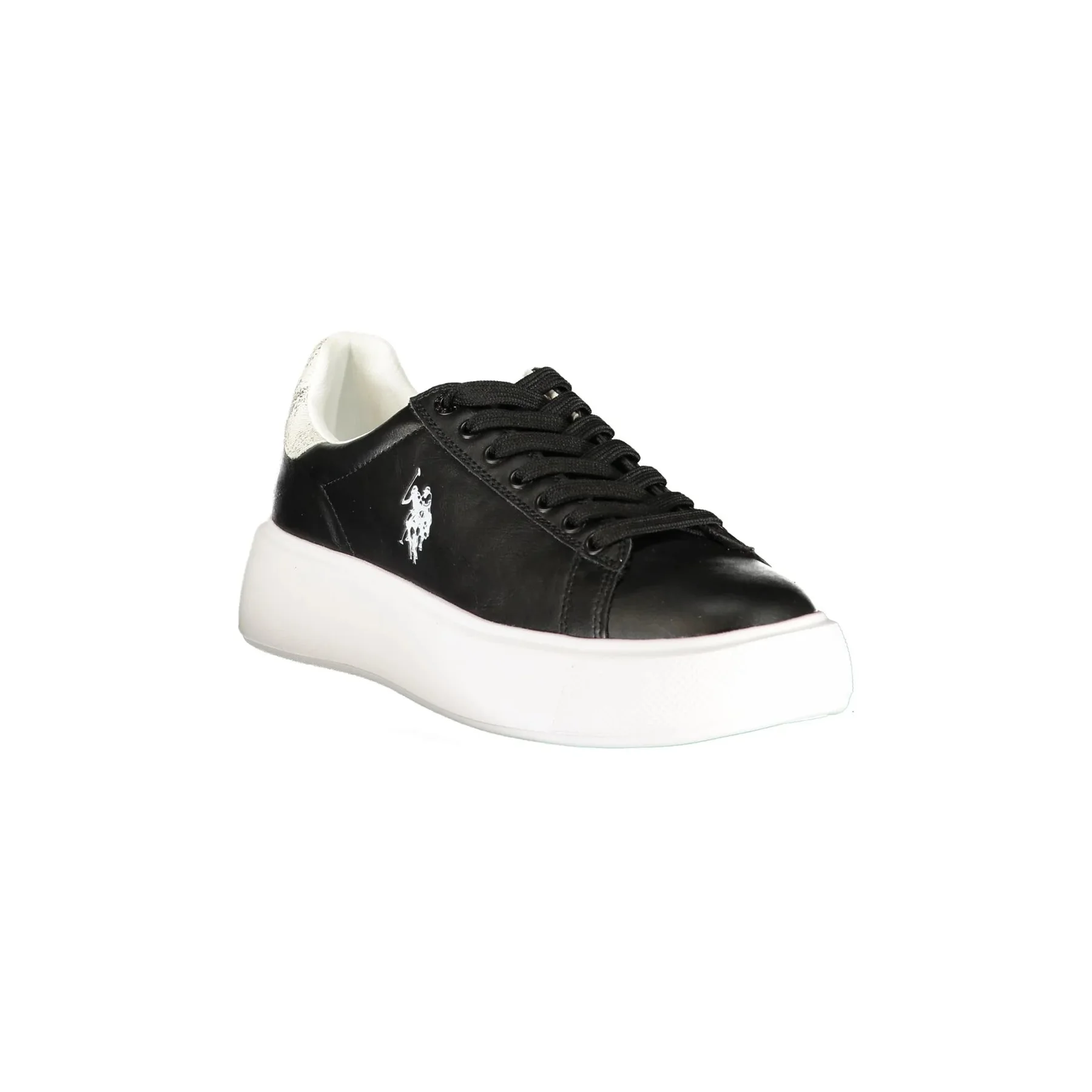 U.S. Polo Assn. Sneakers Donna Nere Stampa Logo - vista 2