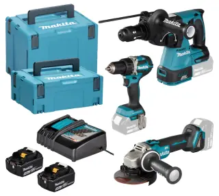 Makita DLX3195JX1 set di 8 elettroutensili a batteria